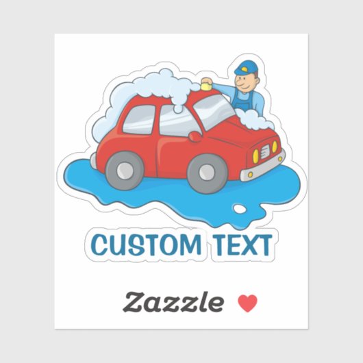 Carwasman Aufkleber (Blatt)