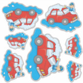 Carwasman Aufkleber (Vorderseite)