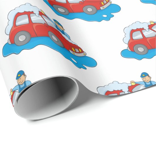 Carwasman Geschenkpapier (Rolleneckpunkt)