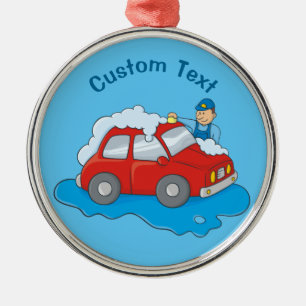 Carwasman Ornament Aus Metall