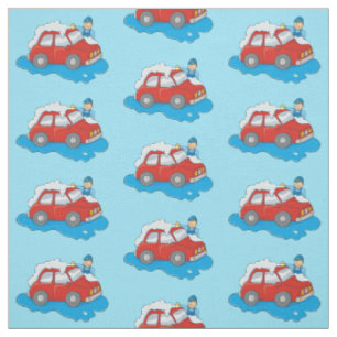 Carwasman Pattern Stoff