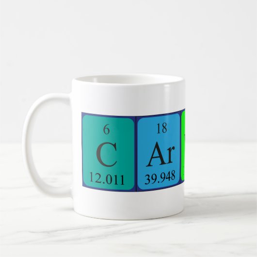 Carwyn Periodenname Tasse (Links)
