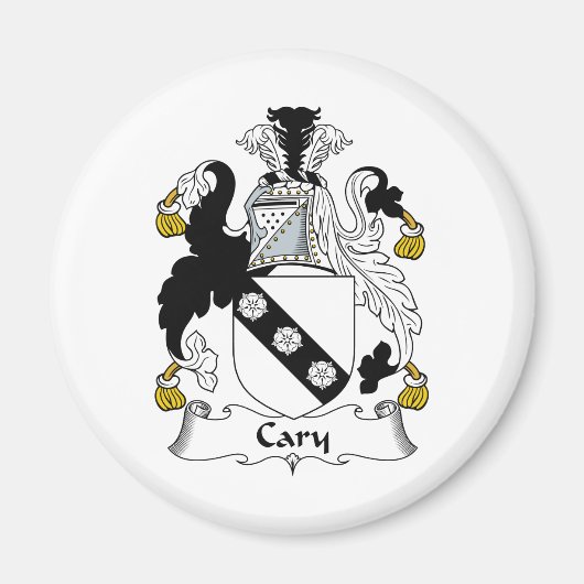 Cary Familienwappen Magnet (Vorne)