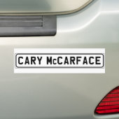 Cary McCarface Autoaufkleber (Auf Auto)