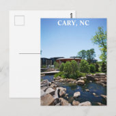 Cary North Carolina Downtown Park Postkarte (Vorne/Hinten)