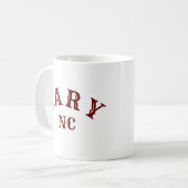 Cary, North Carolina Kaffeetasse (Vorderseite Links)