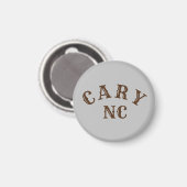 Cary, North Carolina Magnet (Vorderseite/Rückseite)
