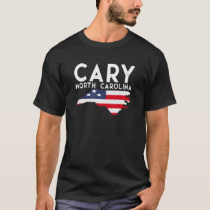 Cary North Carolina USA Staat Amerika Reisen T-Shirt