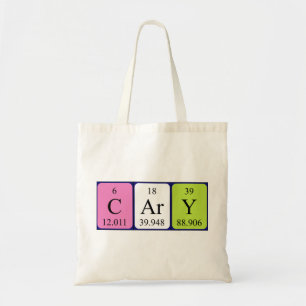 Cary Periodenname Totbeutel Tragetasche