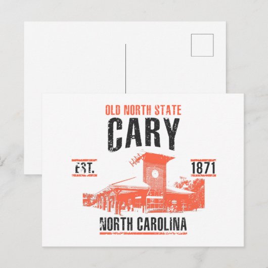 Cary Postkarte (Vorne/Hinten)