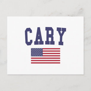 Cary US Flag Postkarte