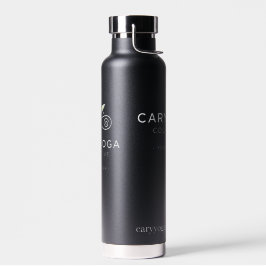 Cary Yoga Collective - Sleek Black Travel Mug Insu Trinkflasche