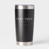 Cary Yoga Collective - Sleek Black Travel Mug Thermobecher (Rückseite)