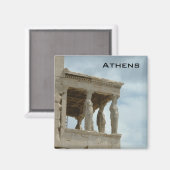 Caryatides - Athen - Akropolis Magnet (Vorderseite/Rückseite)