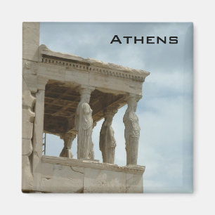 Caryatides - Athen - Akropolis Magnet