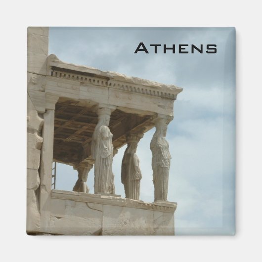 Caryatides - Athen - Akropolis Magnet (Vorne)