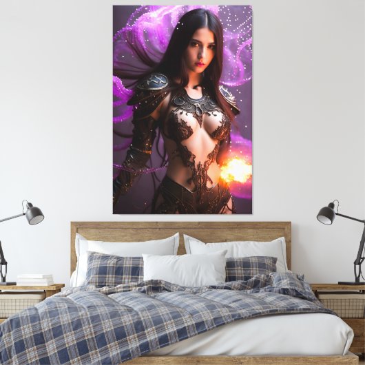 Carybdea Brevipedalia 014 Leinwanddruck (Insitu (Schlafzimmer))