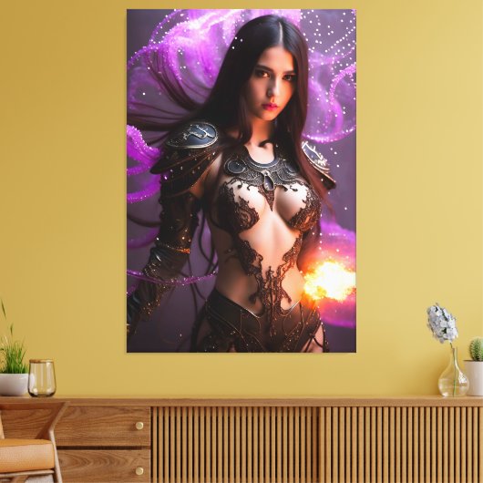 Carybdea Brevipedalia 014 Leinwanddruck (Insitu (Wohnzimmer))