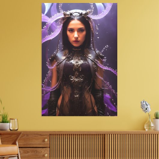 Carybdea Brevipedalia 062 Leinwanddruck (Insitu (Wohnzimmer))