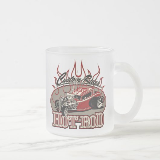 Caryoon-frisierte Auto Mattglastasse (Rechts)