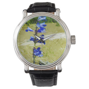 Carys Beardzungensche Blume Abstrakt Impressionism Armbanduhr