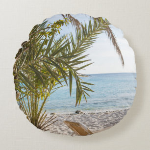 Cas Abao - Tropical Beach Escape #3 #ocean #wall Rundes Kissen