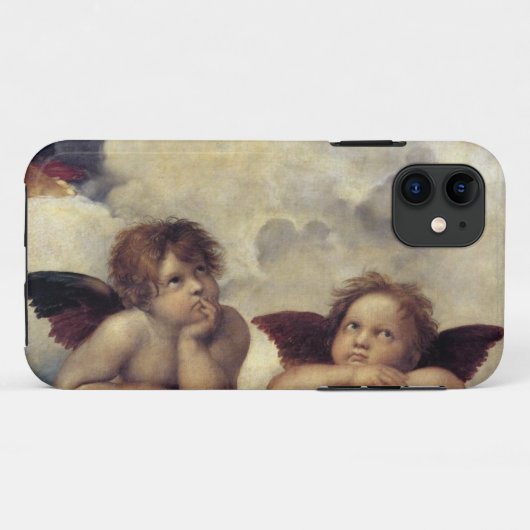 Cas des anges de Raphael Case-Mate iPhone Hülle (Rückseite (Horizontal))