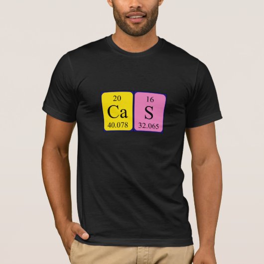 Cas Periodenname Shirt (Vorderseite)