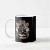 Cas Reading a Book Graphic Ca Kien Lovers Kaffeetasse (Links)
