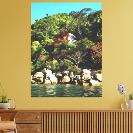 Casa Bahia Bonita 0759 Art Leinwanddruck (Insitu (Wohnzimmer))