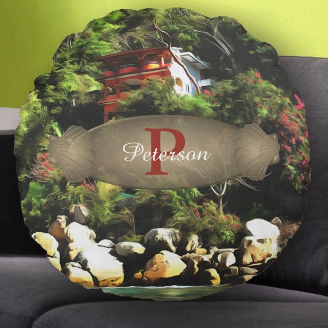 Casa Bahia Bonita 0759 Rundes Kissen (Von Creator hochgeladen)