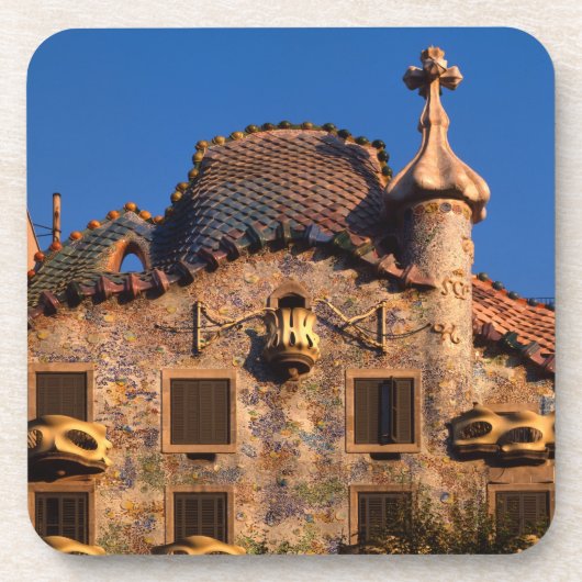Casa Batilo, Gaudi Architecture, Barcelona, Getränkeuntersetzer (Vorderseite)