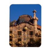 Casa Batilo, Gaudi Architecture, Barcelona, Magnet (Vertikal)