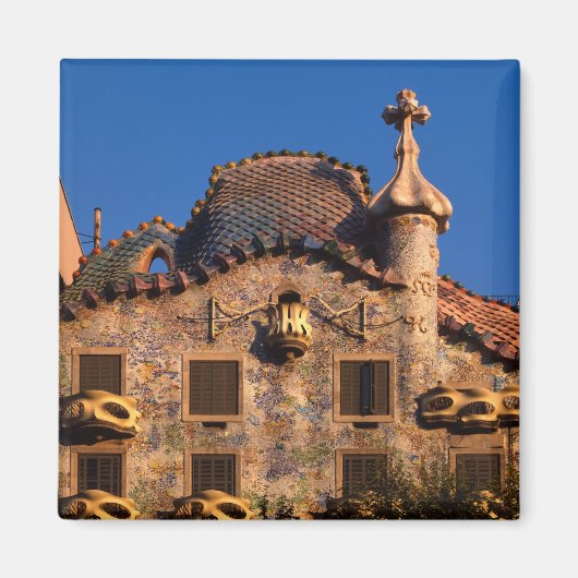 Casa Batilo, Gaudi Architecture, Barcelona, Magnet (Vorne)
