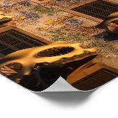 Casa Batilo, Gaudi Architecture, Barcelona, Poster (Ecke)