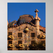 Casa Batilo, Gaudi Architecture, Barcelona, Poster (Vorne)