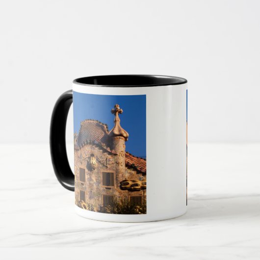 Casa Batilo, Gaudi Architecture, Barcelona, Tasse (Vorderseite Links)