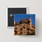 Casa Batilo, Gaudi-Architektur, Barcelona, Button (Vorne & Hinten)