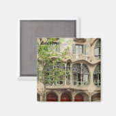 Casa Batllo, Barcelona Magnet (Vorderseite/Rückseite)