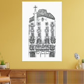 Casa Batllo Gaudi (Barcelona) Leinwanddruck (Insitu (Wohnzimmer))