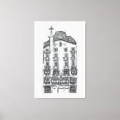 Casa Batllo Gaudi (Barcelona) Leinwanddruck (Vorderseite)