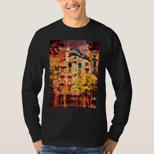 Casa Battlo Barcelona Spanien T-Shirt (Vorderseite)