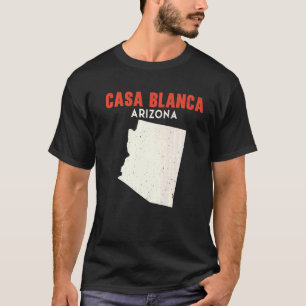 Casa Blanca Arizona USA Staat America Travel Arizo T-Shirt
