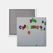 Casa-Bonita-Magnet Magnet (Vorderseite/Rückseite)