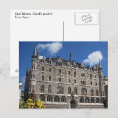Casa Botines Postkarte (Vorne/Hinten)