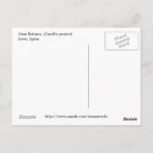 Casa Botines Postkarte (Rückseite)