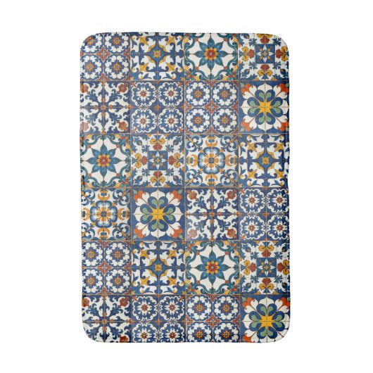 Casa Colorida Azulejo Badematte (Vorderseite Vertikal)