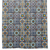 Casa Colorida Azulejo Duschvorhang (Vorderseite)