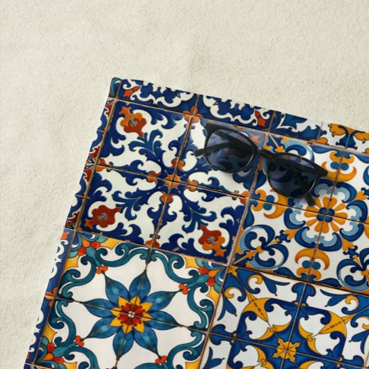 Casa Colorida Azulejo Strandtuch (Beispiel)