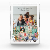 Casa de Abuela | Personalized Photo Fotoblock (Vorderseite)